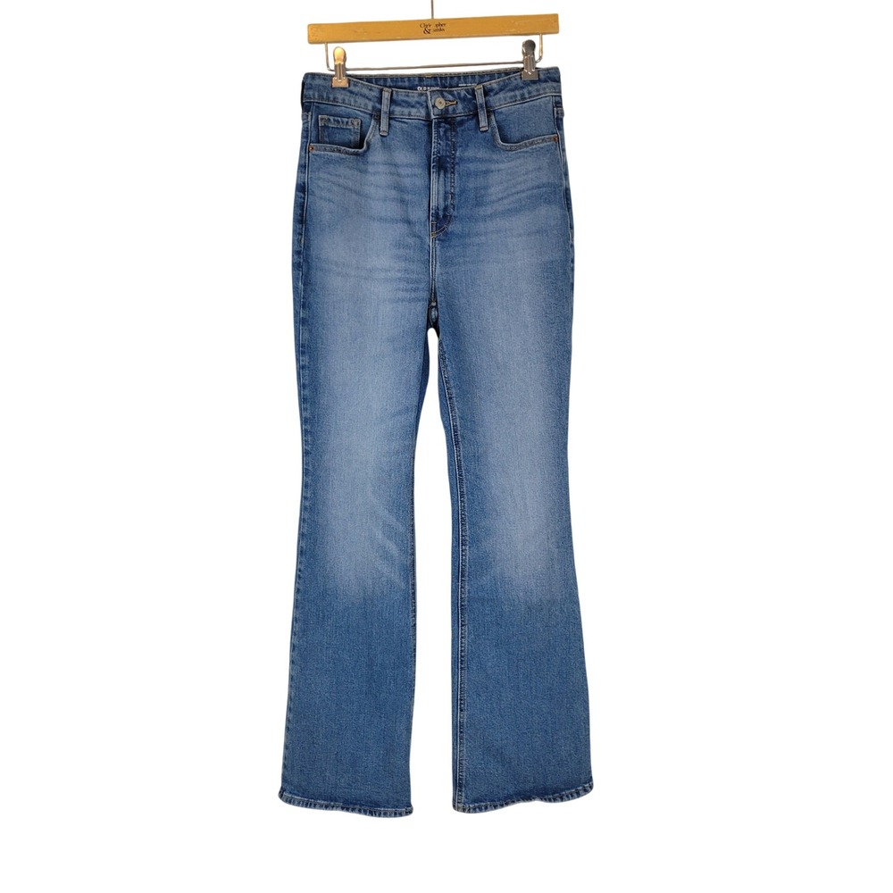 Old Navy Higher High Rise Flare Jeans Blue Size 4 Medium Clover Denim Bootcut
